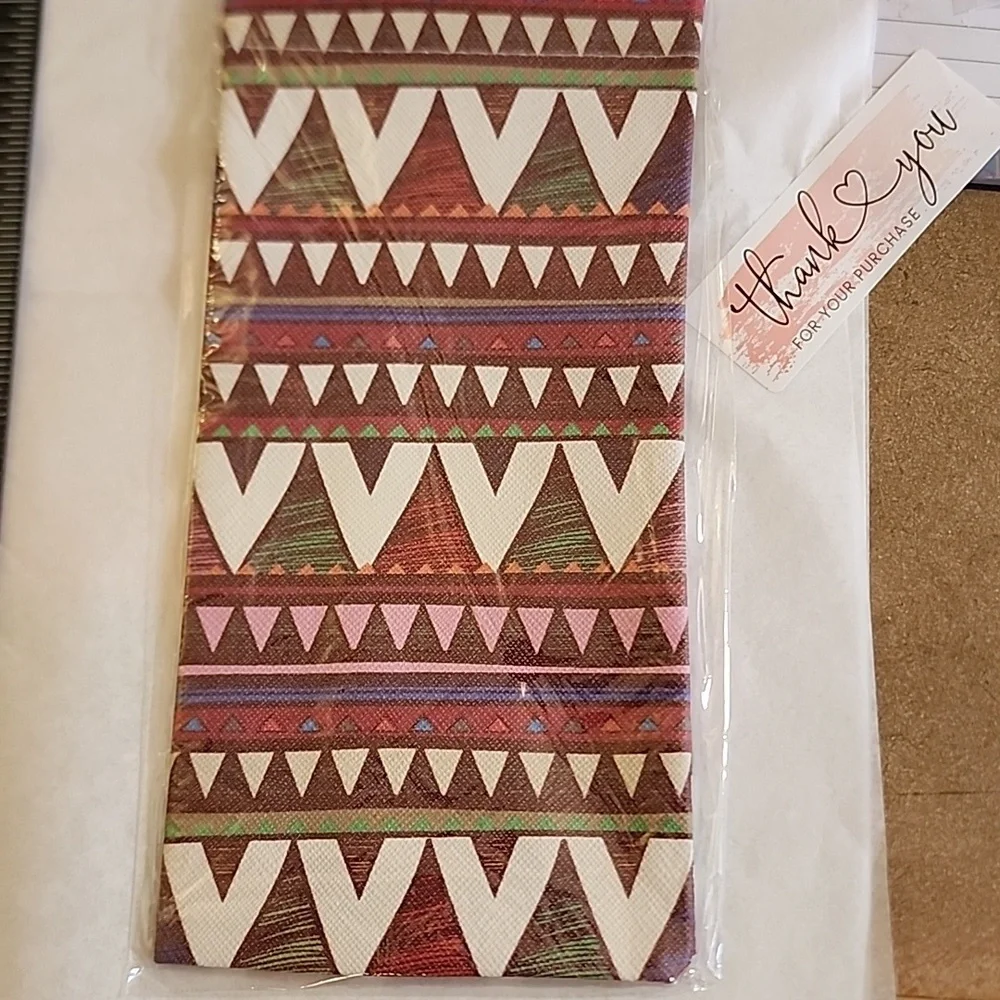 Sunglass EYEGLASS CASE EXTRA LARGE CHEVRON PATTERN Tension Closure